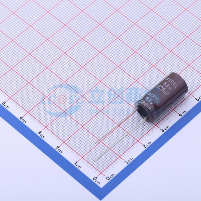 220uF ±20% 63V实物图
