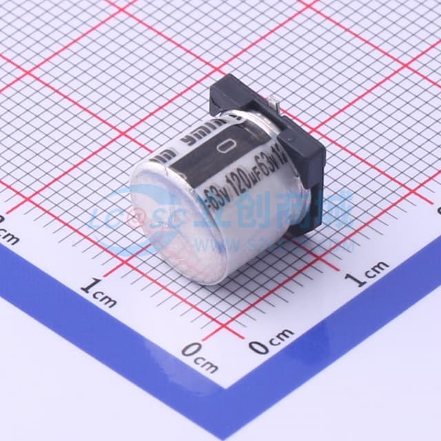 120uF ±20% 63V实物图