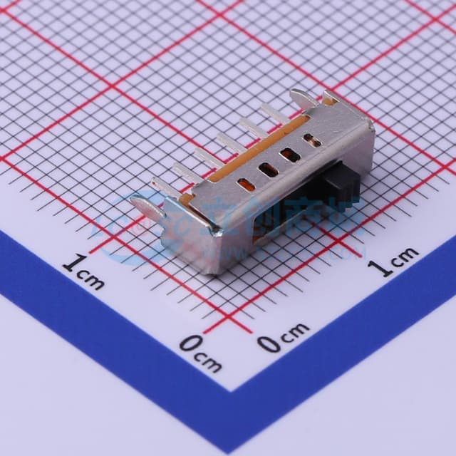 柄长2mm 直插四档 滑动开关 【拨动】实物图