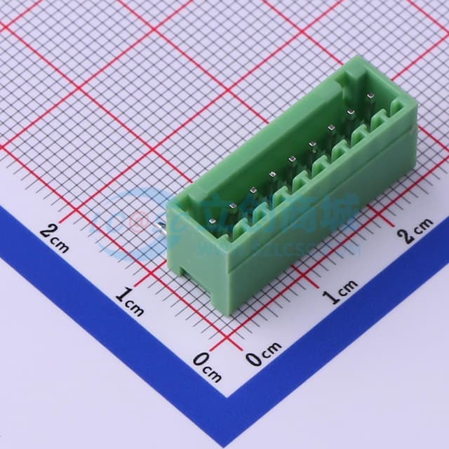 1x9P 2.54mm 排数:1 每排P数:9 【插拔】实物图