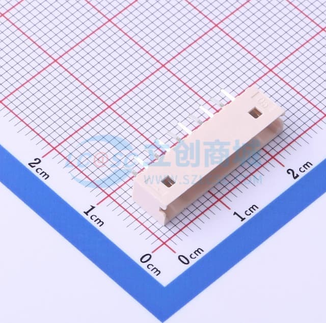 1x10P 间距:2mm 直插 【插件】实物图