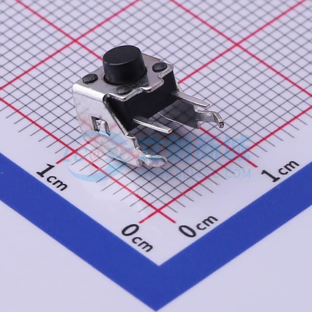 6*6*5.5mm 卧插 轻触开关 【轻触】实物图