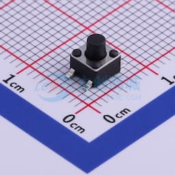 轻触开关4.5*4.5*5.0mm贴片四脚正按圆柄250gf缩略图