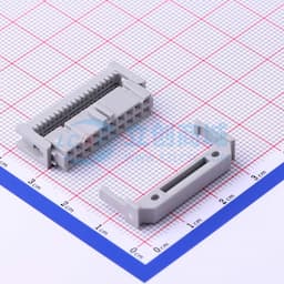 两件套 2.54mm 2x10P 排数:2 每排P数:10缩略图