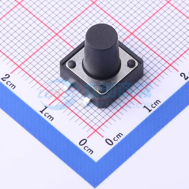 12*12*12mm 立贴 轻触开关实物图