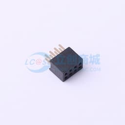 间距:1.27mm 2x4P 直插 【插件】缩略图