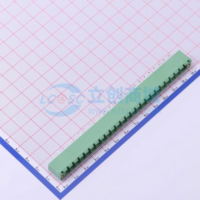 螺丝固定 1x24P 5.08mm 排数:1 每排P数:24 【插拔】实物图