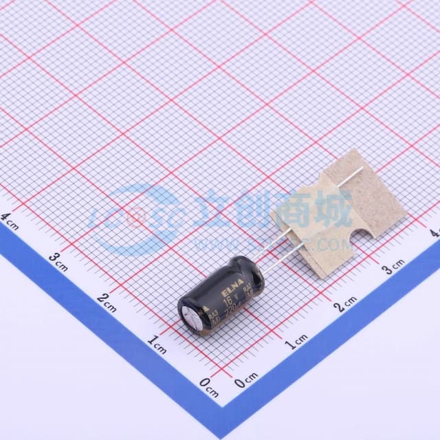 【插件】220uF ±20% 16V实物图