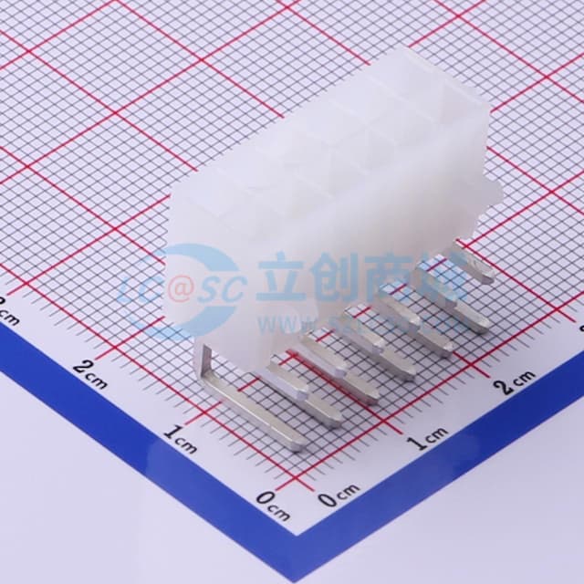 2x6P 间距:4.2mm 弯插 【插件】实物图