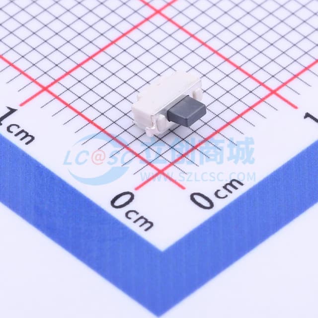 4.7*1.9*3.75mm 卧贴 轻触开关实物图