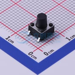 轻触开关6*6*7.0mm贴片四脚SMD黑柄250gf缩略图