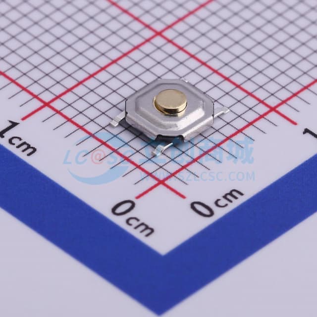5.2*5.2*1.6mm 立贴 轻触开关实物图