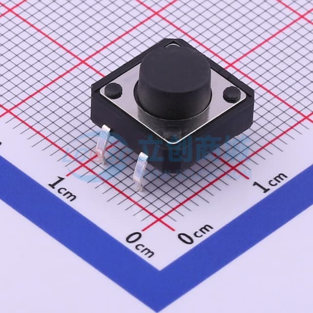 12*12*6.5mm 直插 轻触开关 【轻触】实物图