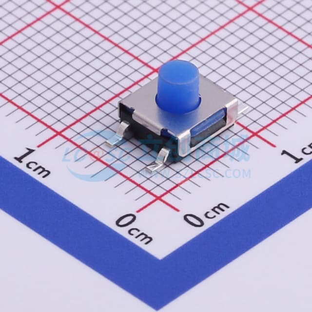 6.2*6.3*5mm 立贴 轻触开关实物图