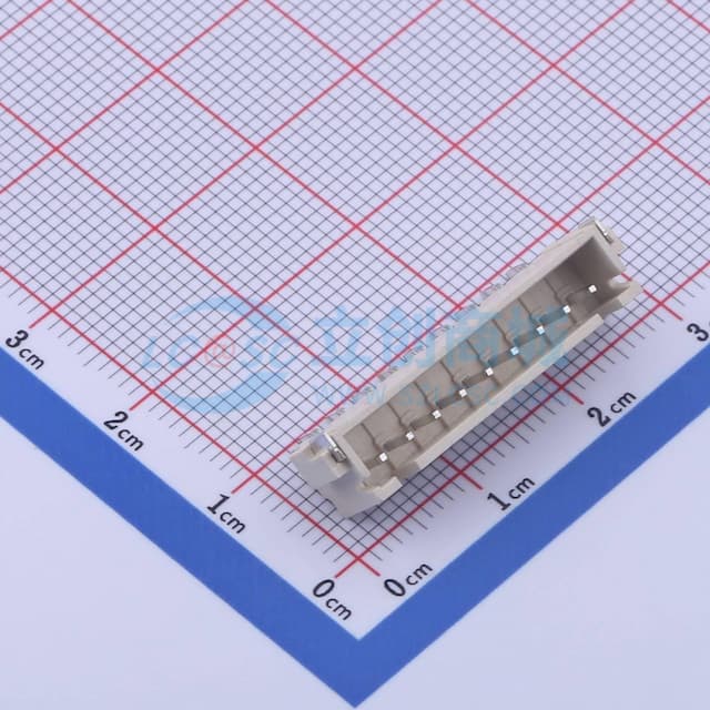 1x9P 间距:2.5mm 卧贴 系列:XH实物图