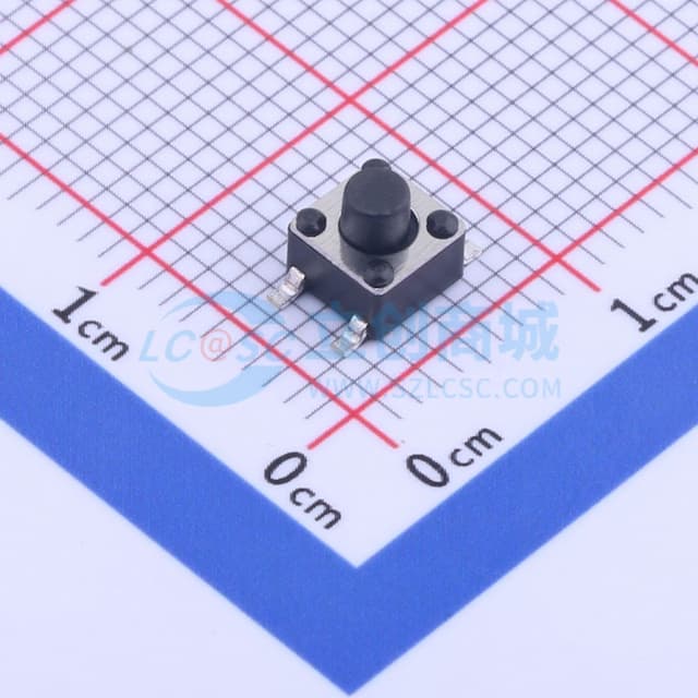 4.5*4.5*4.5mm 立贴 轻触开关实物图