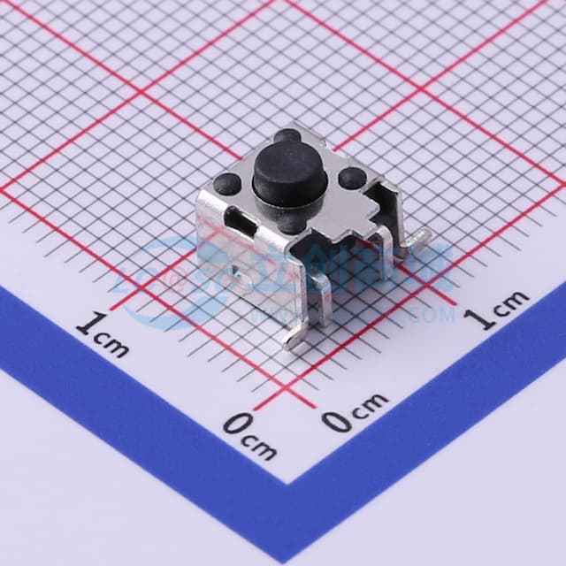 12*12*5mm 卧贴 轻触开关实物图