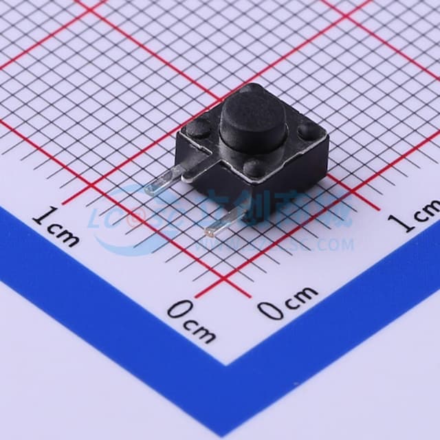 6*6*5mm 卧插 轻触开关 【轻触】实物图