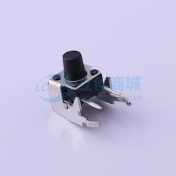 轻触开关6*6*7.5mm带支架插件四脚侧按250gf 【轻触】缩略图