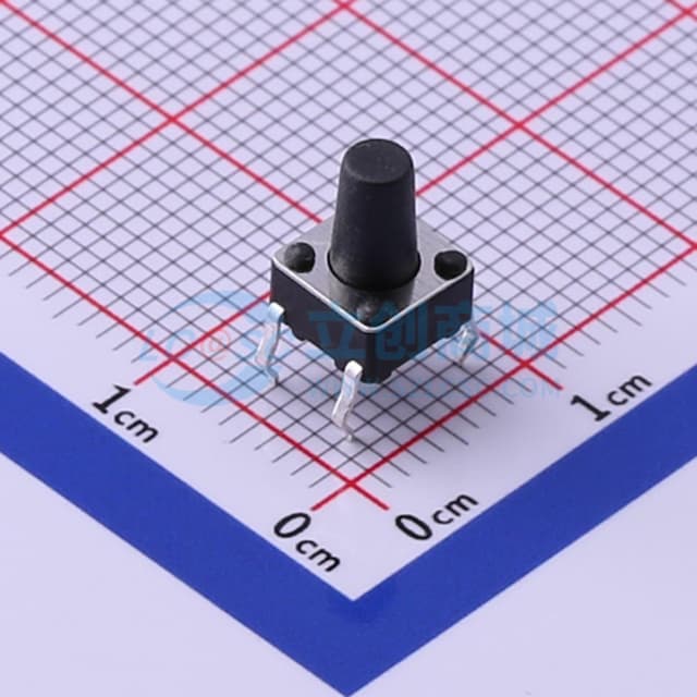 6*6*9mm 直插 轻触开关【轻触】实物图