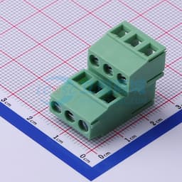 2件套 5.08mm 2x3P 排数:2 每排P数:3 直插【螺钉】缩略图