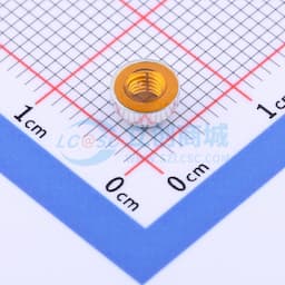 雄和远景，电路板表贴圆螺母柱，M3Xφ5.56X1.5+1.53，铜镀锡，编带装缩略图