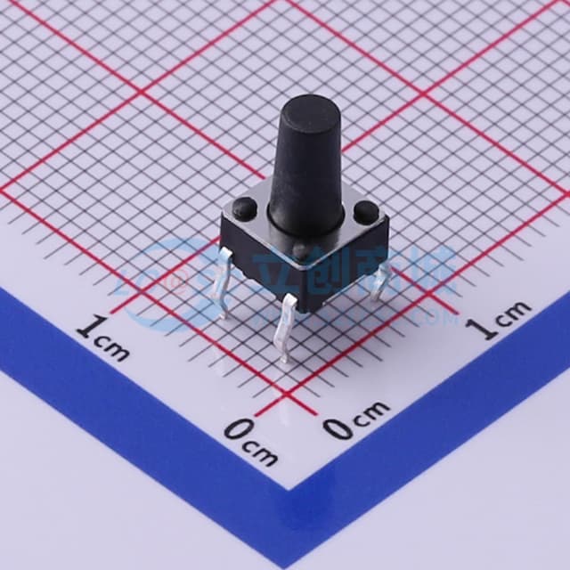 6*6*10mm 直插 轻触开关 【轻触】实物图