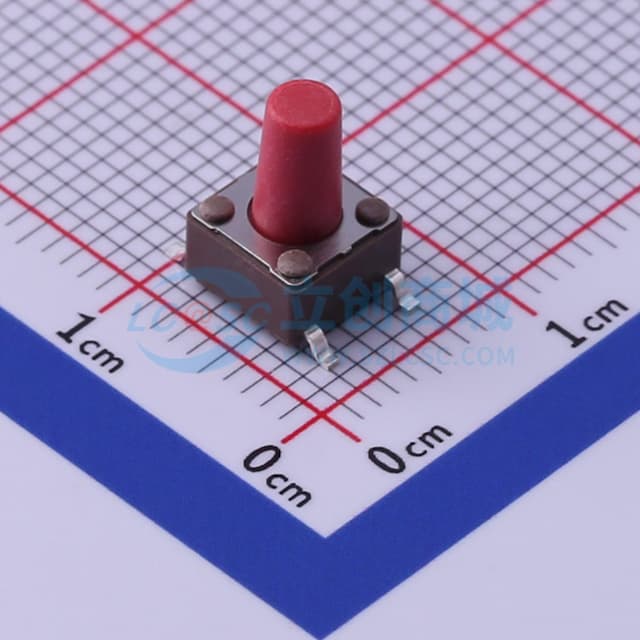6.2*6.2*9.5mm 立贴 轻触开关实物图