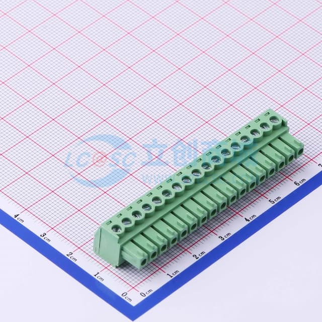 1x17P 3.81mm 排数:1 每排P数:17实物图