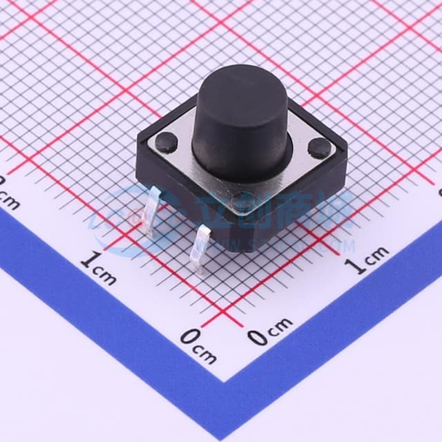 12*12*8.5mm 直插 轻触开关 【轻触】实物图