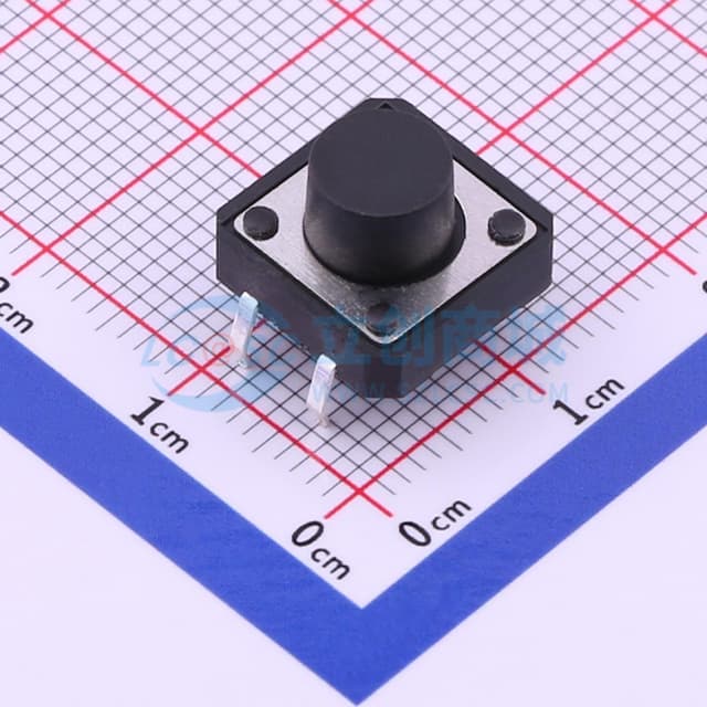12*12*7.5mm 直插 轻触开关 【轻触】实物图