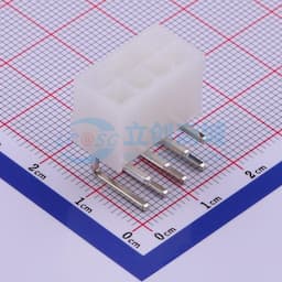 白色半透明 2x4P 间距:4.2mm 弯插【插件】缩略图