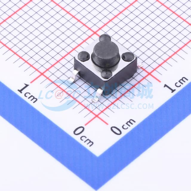 6*6*5mm 立贴 轻触开关实物图