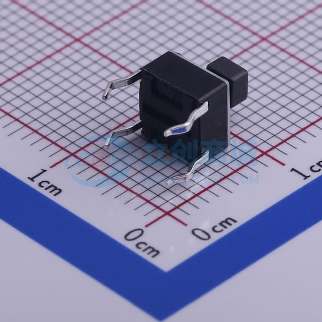 6*6*7.5mm 直插 轻触开关 【轻触】实物图