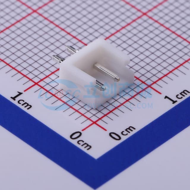 1x2P 间距:2.5mm 直插 系列:EH 【插件】实物图