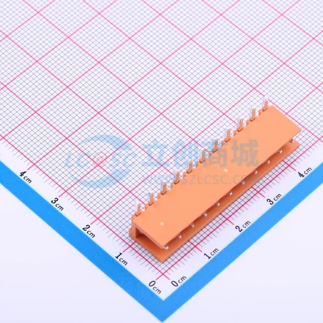 橙色 1x11P 3.96mm 排数:1 每排P数:11【插件】实物图
