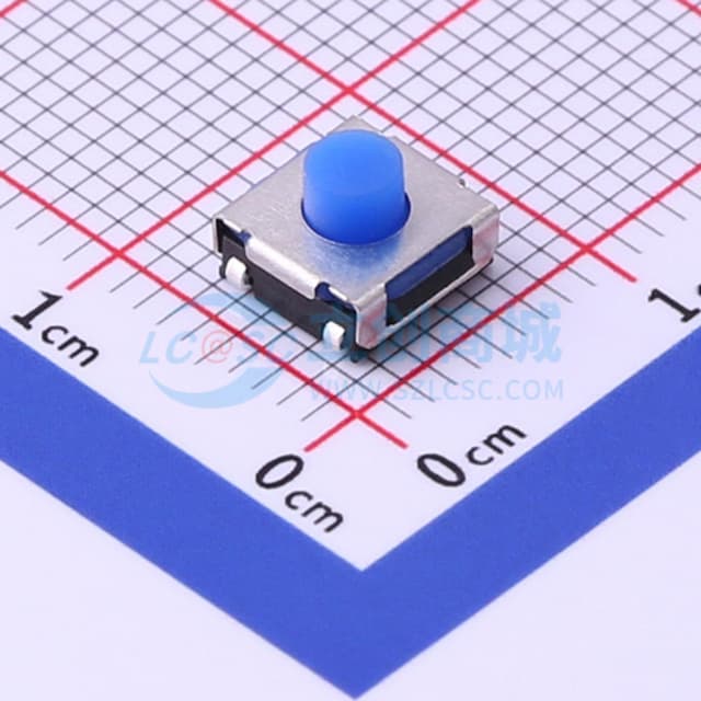 6.3*6.2*4.3mm 立贴 轻触开关实物图