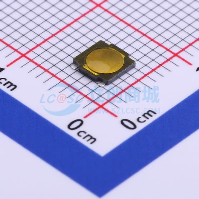 4.50mmx4.50mmx0.55 超薄开关实物图