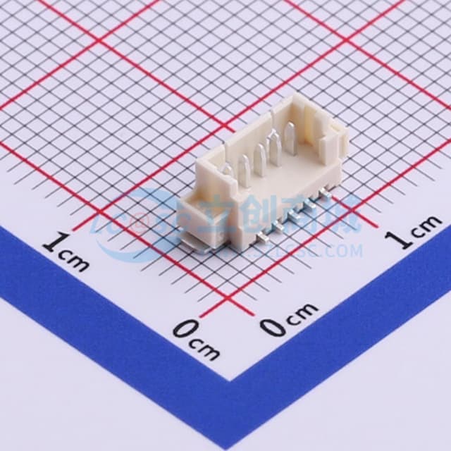 1x5P 间距:1.25mm 立贴 系列:PicoBlade(MX 1.25)实物图