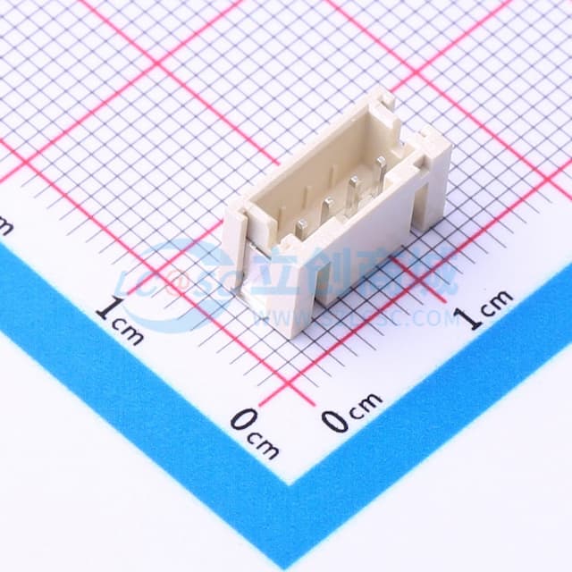 1x4P 间距:2mm 立贴实物图