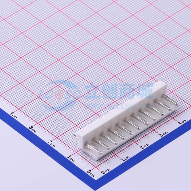 1x11P 间距:3.96mm 直插 系列:VH 【插件】实物图