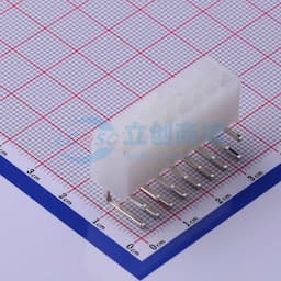 白色半透明 2x8P 间距:4.2mm 弯插【插件】缩略图