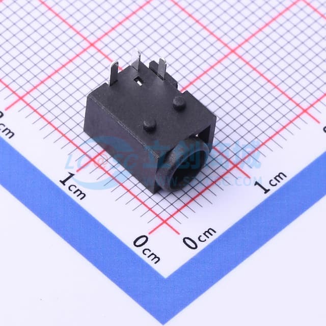 DC电源插座 内径:1.65mm 外径:4.5mm 【插件】实物图