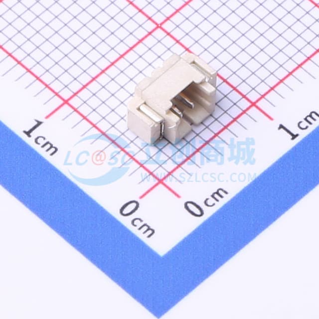 1x2P 间距:1.25mm 卧贴实物图