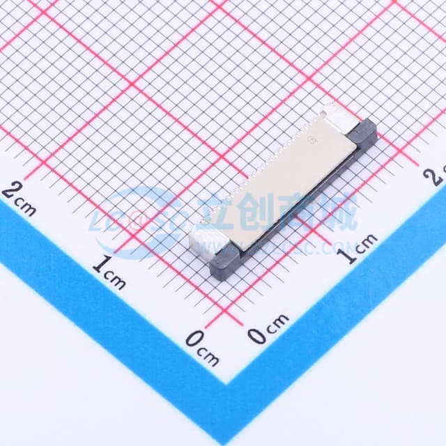 间距:0.5mm P数:25P 抽屉式 上接实物图