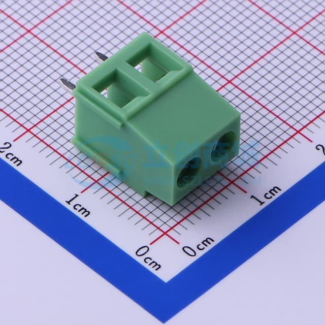 5.08mm 1x2P 排数:1 每排P数:2 直插 【螺钉】实物图