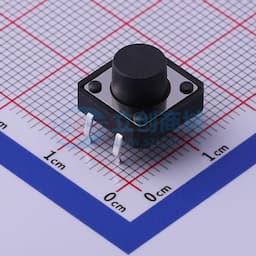 轻触开关12*12*7.5mm插件四脚DIP圆柄250gf 【轻触】缩略图