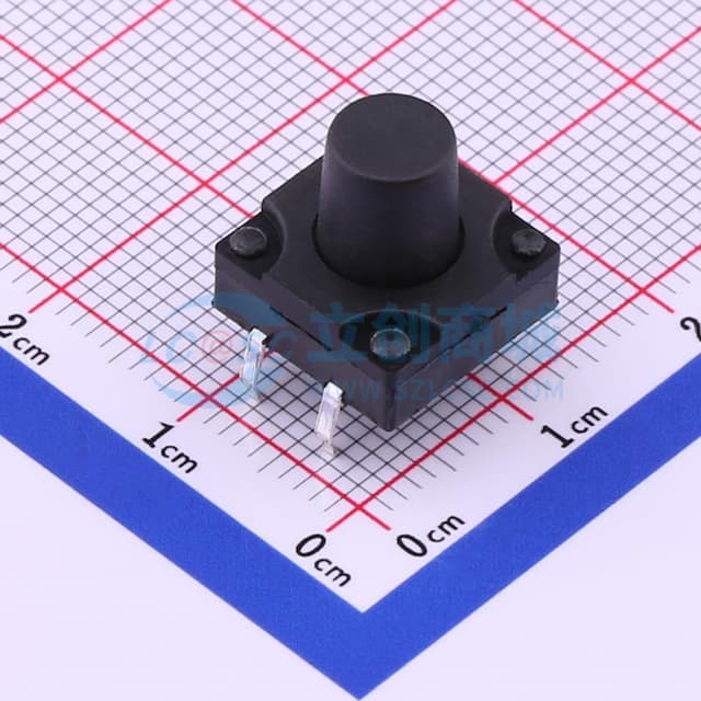 12*12*12mm 直插 轻触开关 【插件】实物图