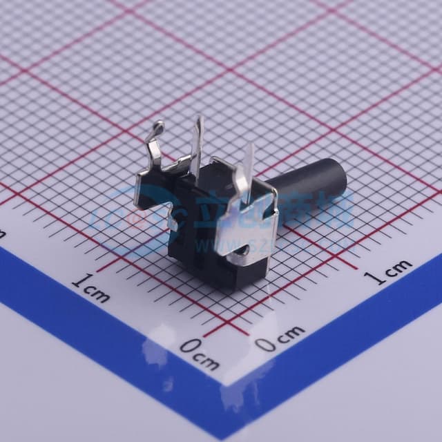 带支架 黑色按扭 【轻触】实物图