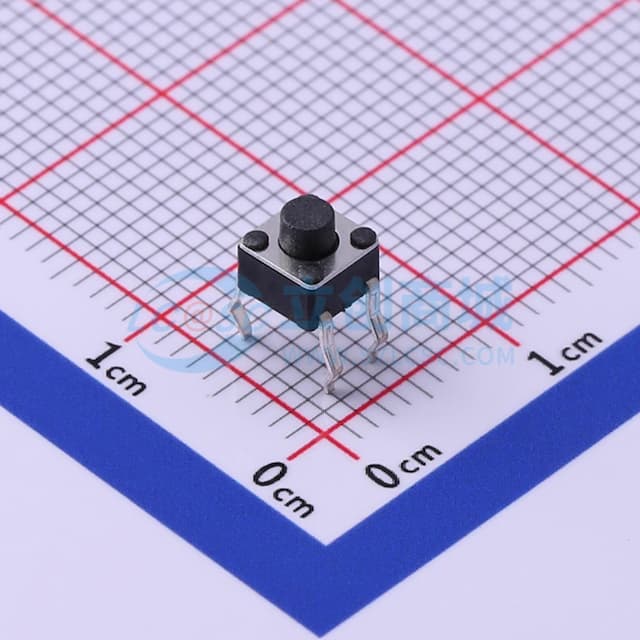 4.5*4.5*4.3mm 直插 轻触开关【轻触】实物图